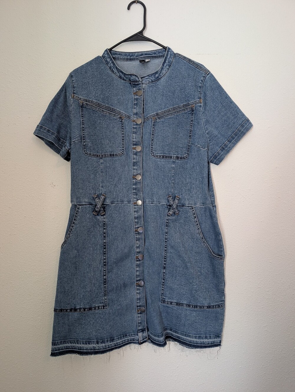 Kut from the Kloth Blue Denim Mini Dress